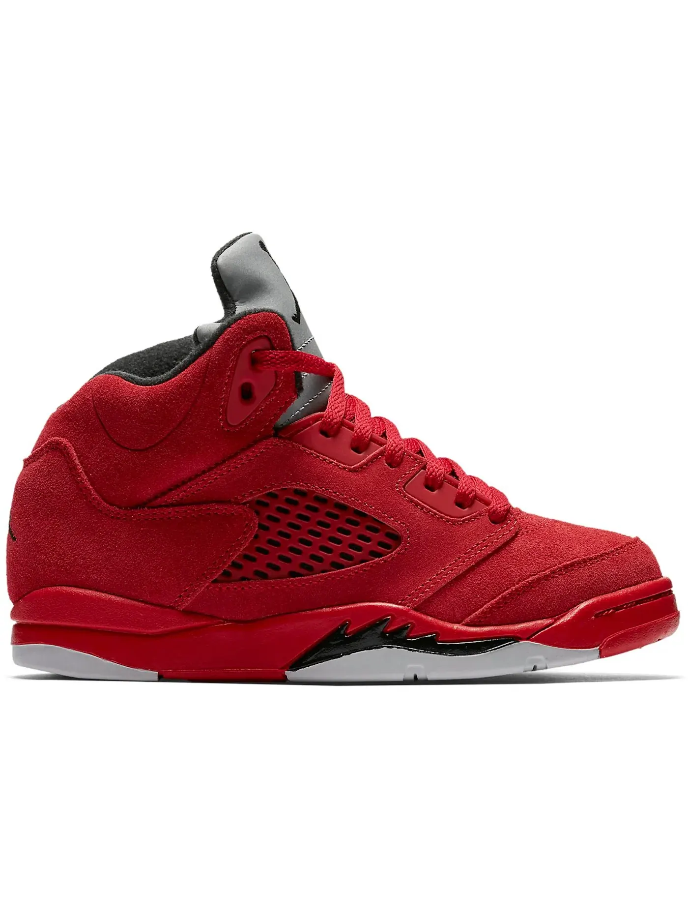 Детские кроссовки Lifestyle с красным замшем Jordan 5 Retro — изображение 1 из 1, красный/черный