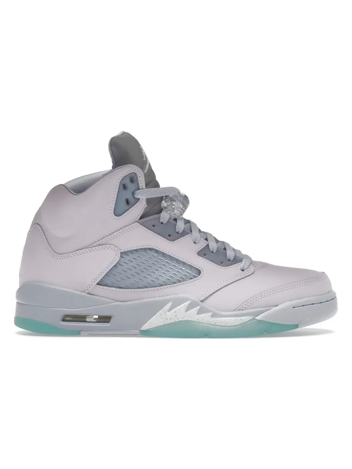 Мужские кроссовки из замши с моделью Jordan 5 Retro Jordan — изображение 1 из 4, розовый
