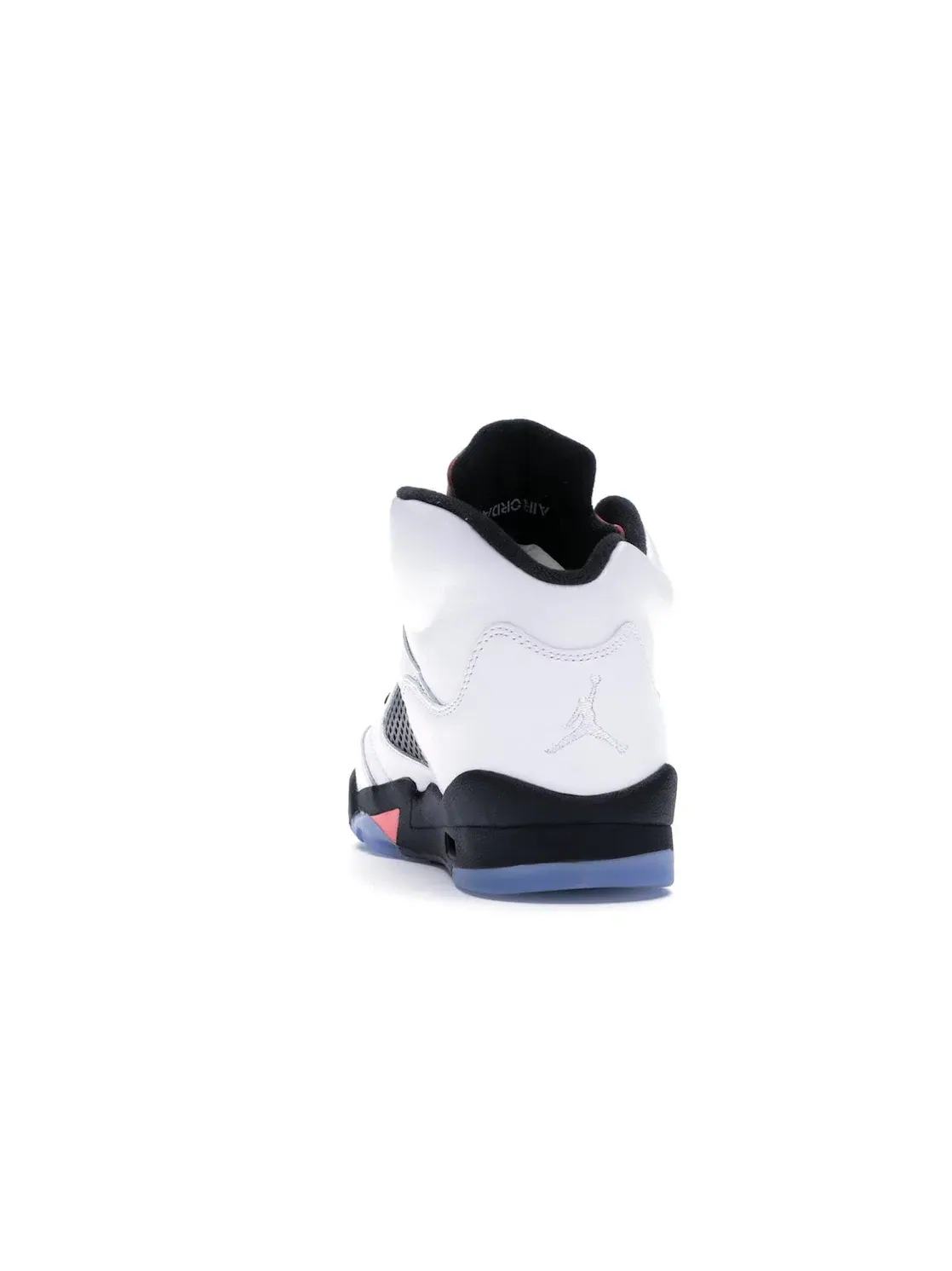 Детские кроссовки для мальчиков с кроссовками Jordan 5 Retro Jordan — изображение 4 из 4, белый белый черный