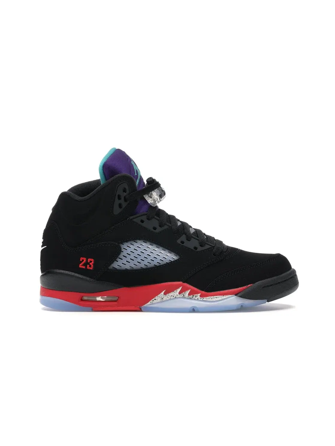 Детские кроссовки Lifestyle с принтом Jordan 5 Retro Top 3 Jordan — изображение 1 из 4, черный/красный