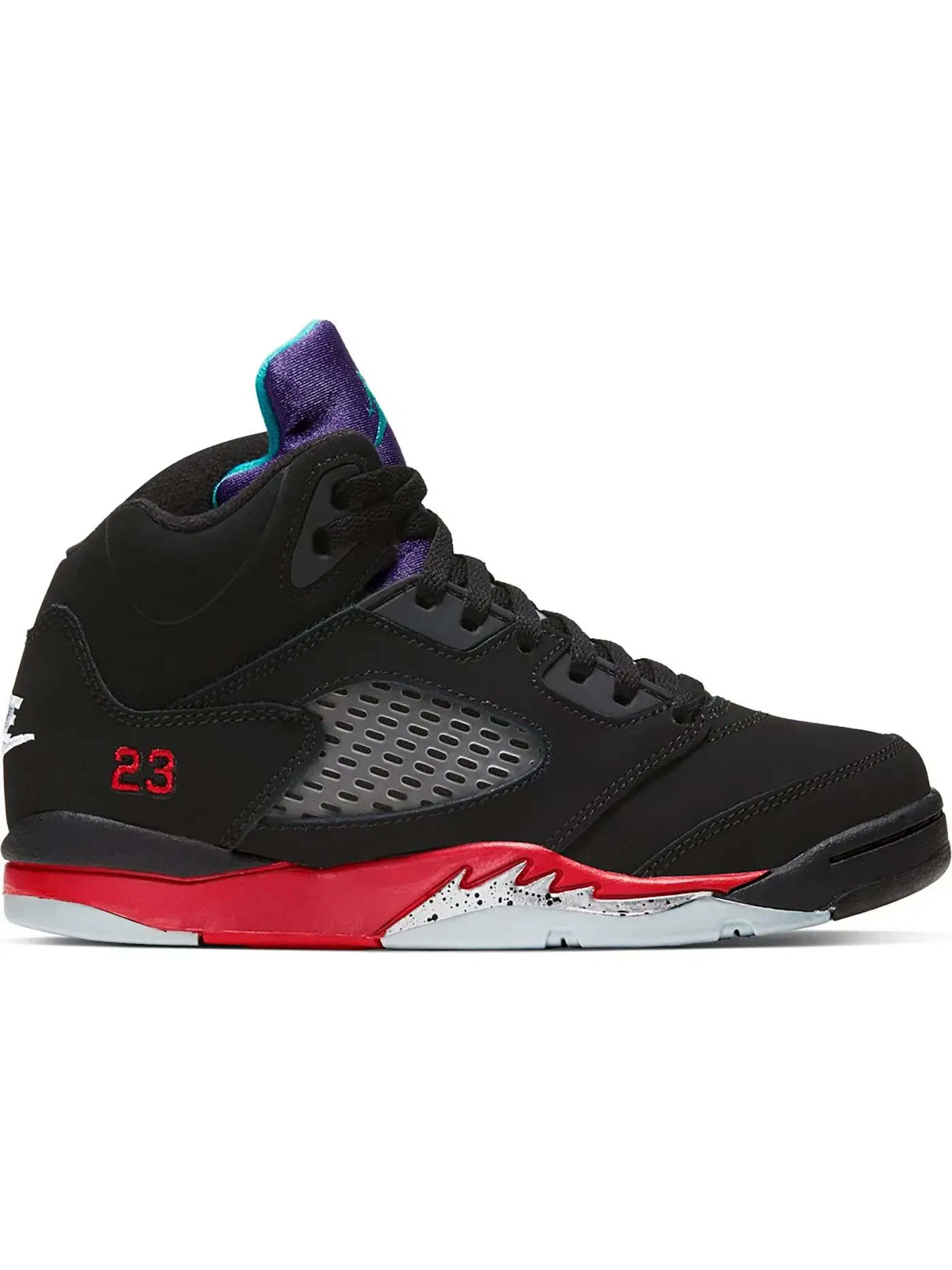Детские кроссовки Top 3 Jordan 5 Retro Jordan — изображение 1 из 1, черный/красный