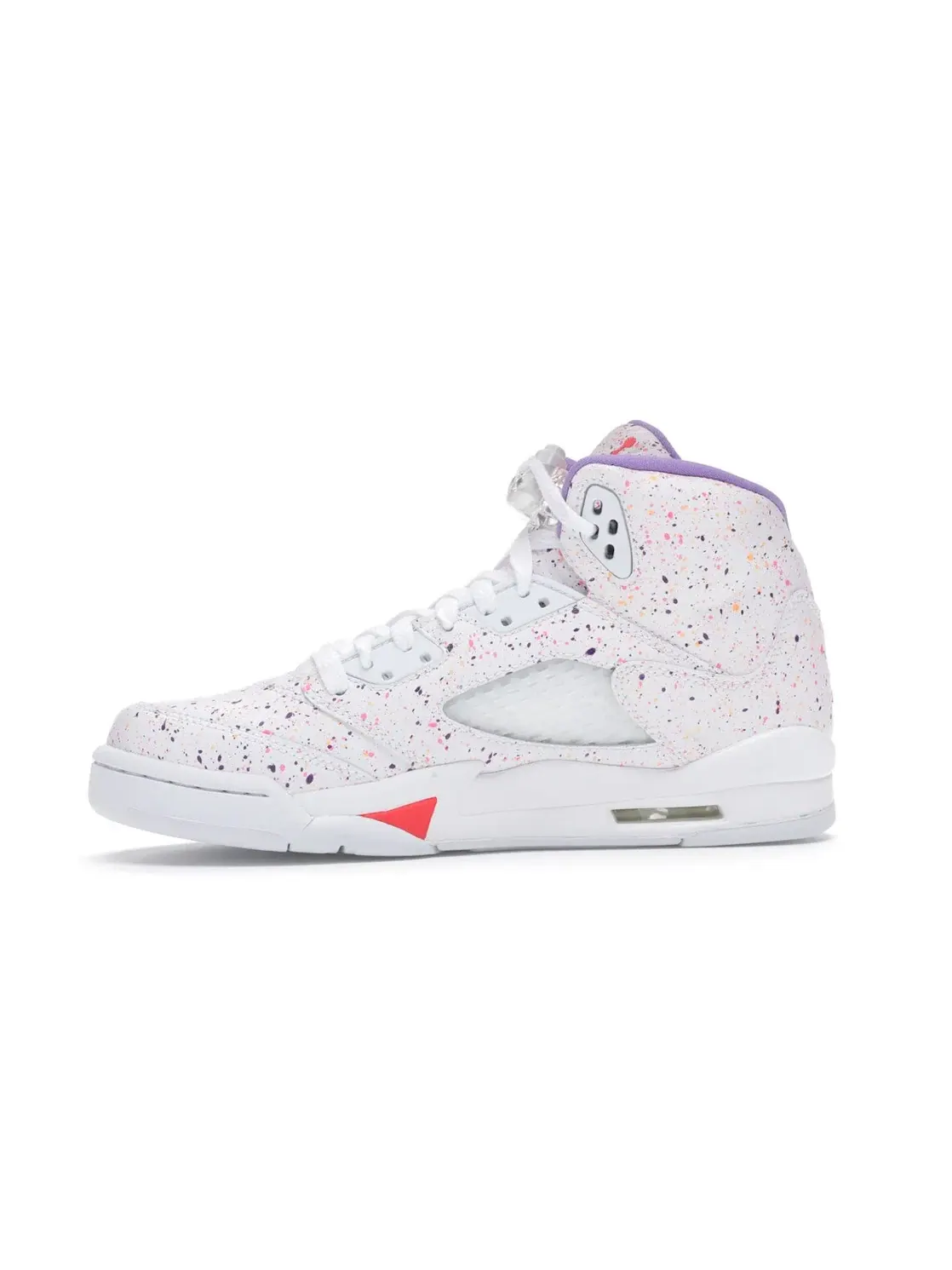 Детские кроссовки Lifestyle с принтом Jordan 5 Retro Easter (2020) (GS) Jordan — изображение 3 из 4, белый/-фиолетовый