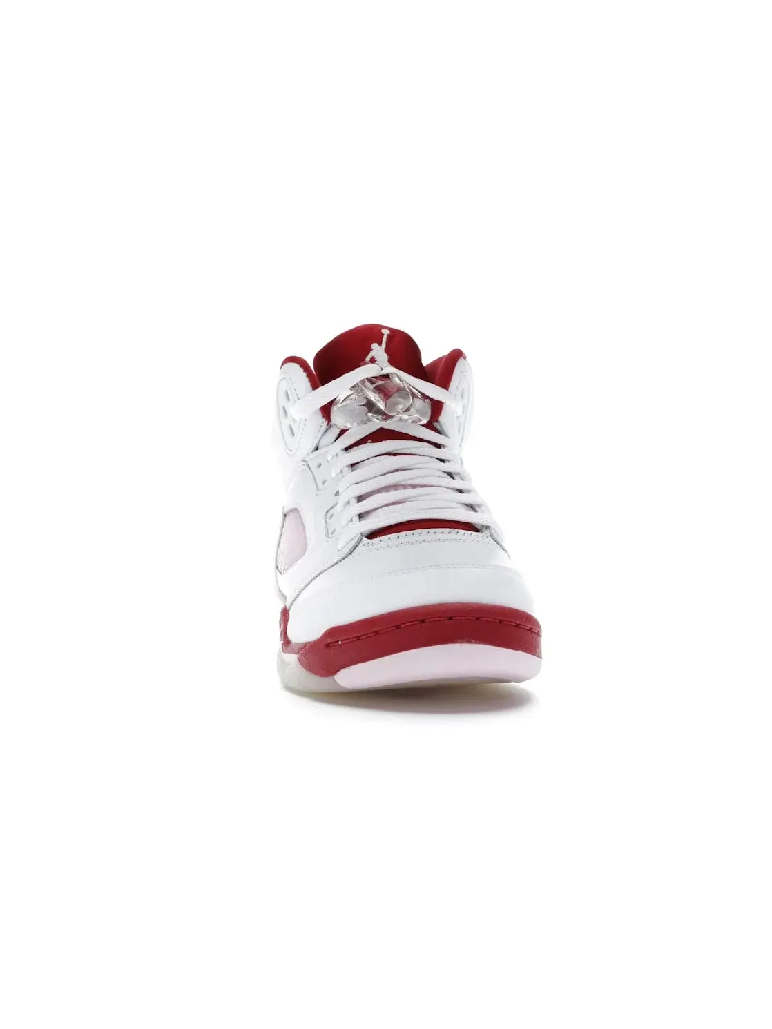 Детские кроссовки с контрастными акцентами Jordan 5 Retro Jordan — изображение 2 из 4, белый/розовый красный