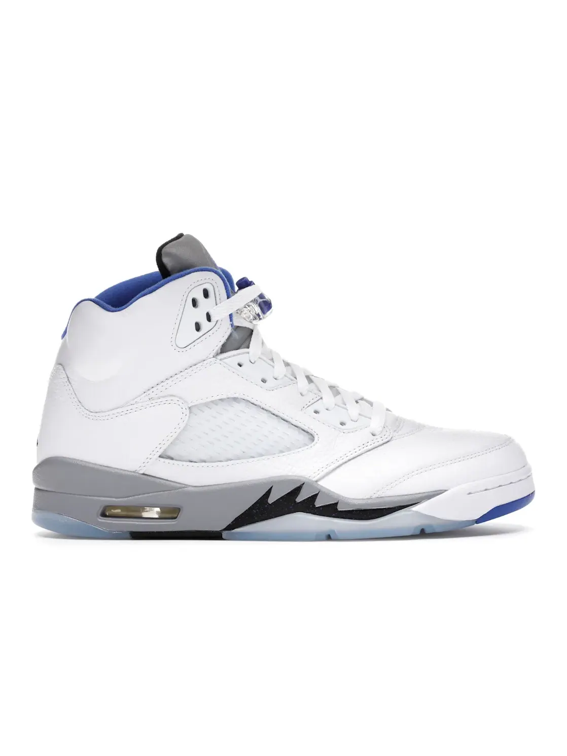 Мужские кроссовки Lifestyle с принтом Jordan 5 Retro — изображение 1 из 4, белый/черный