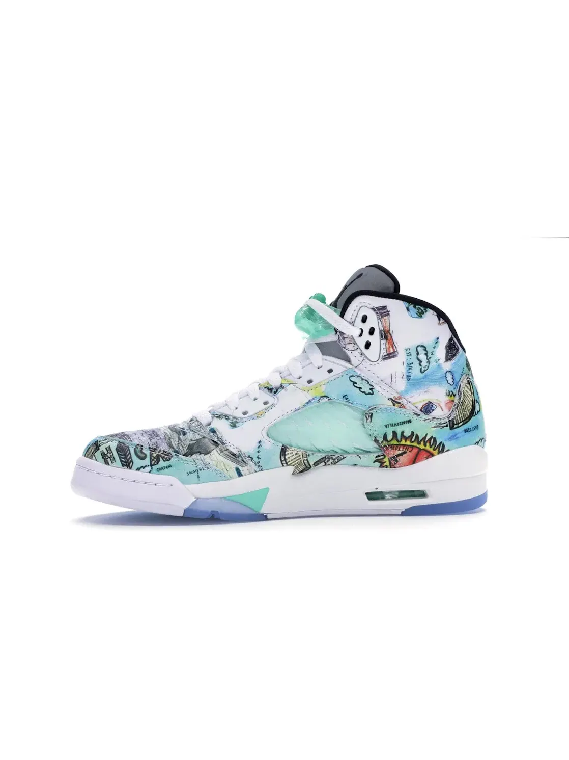 Детские кроссовки Lifestyle с рисунками Jordan 5 Retro Wings — изображение 3 из 4, мульти