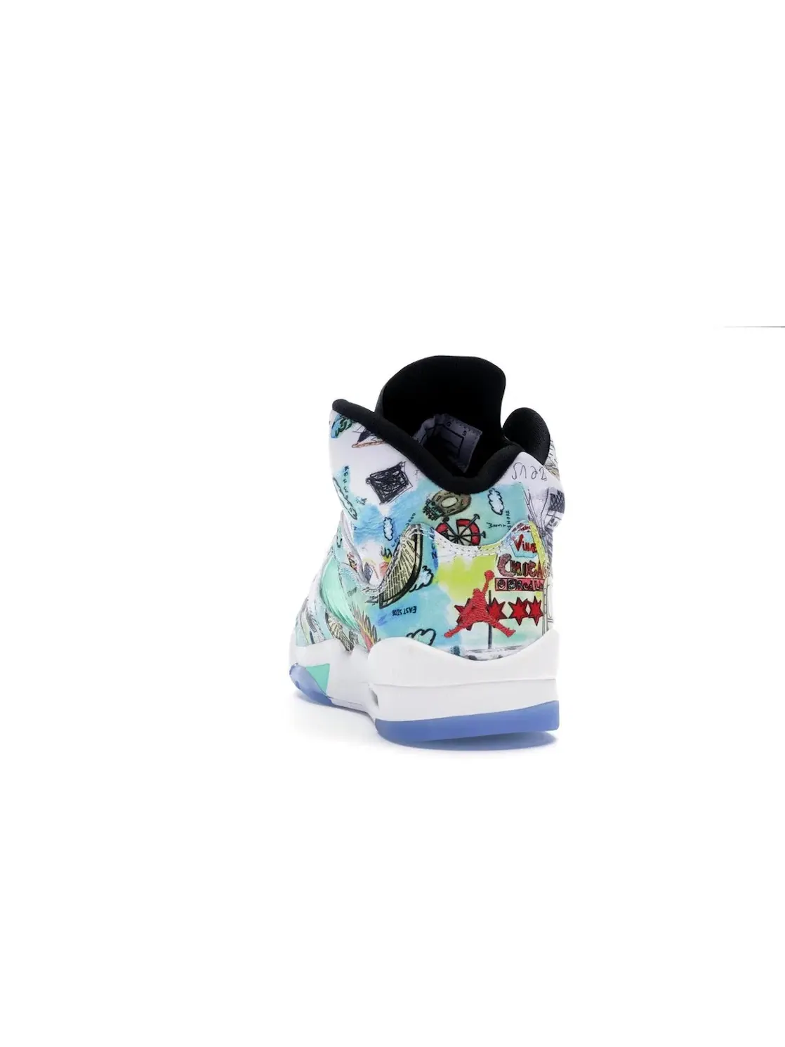 Детские кроссовки Lifestyle с рисунками Jordan 5 Retro Wings — изображение 4 из 4, мульти