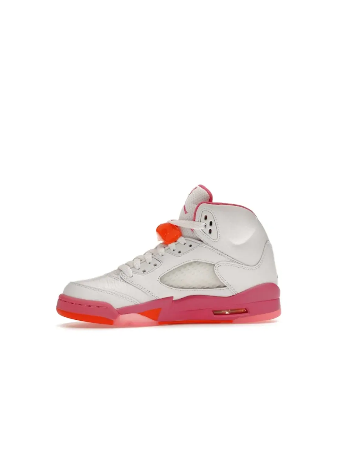 Детские кроссовки Lifestyle с принтом Jordan 5 Retro Jordan — изображение 3 из 4, белый//оранжевый