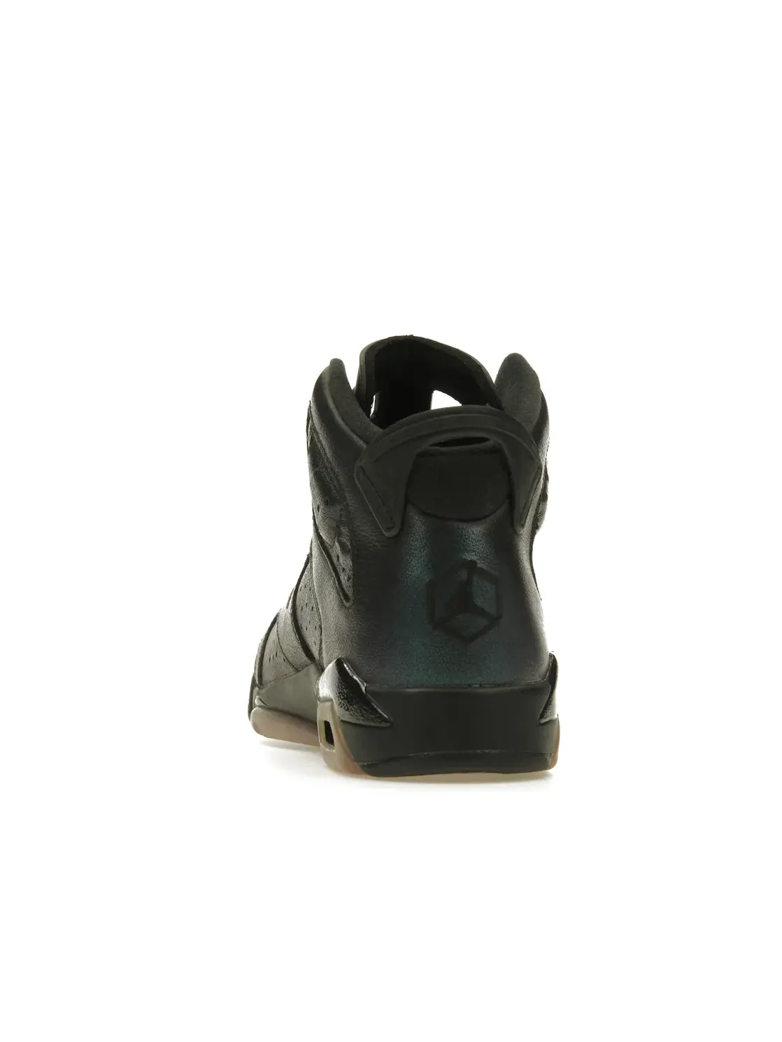 Детские кроссовки Lifestyle с переливающимися элементами Jordan 6 Retro — изображение 4 из 4, черный/черный-белый