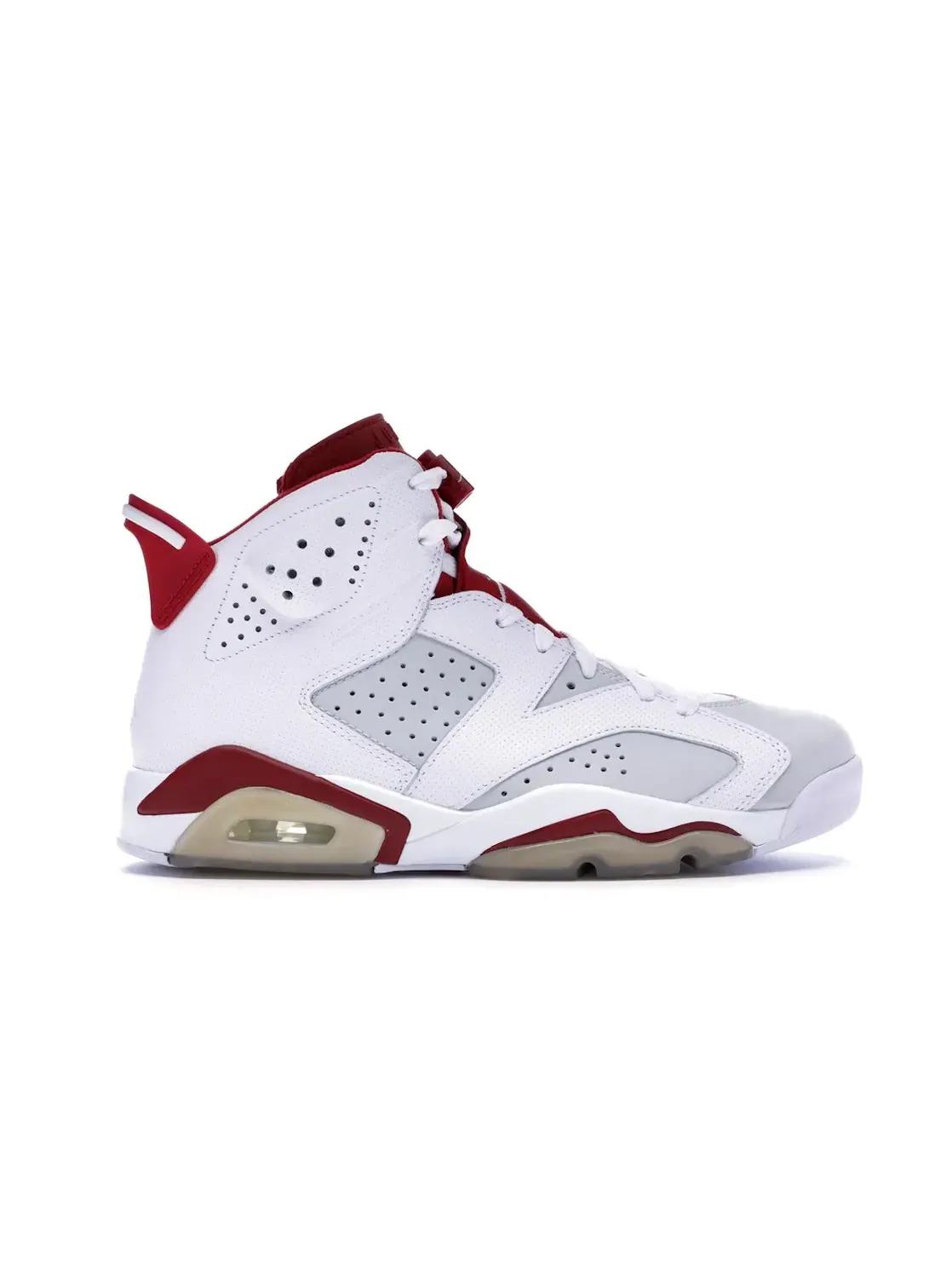 Мужские кроссовки с длинным языком Jordan 6 Retro Jordan — изображение 1 из 4, белый/красный-платиновый