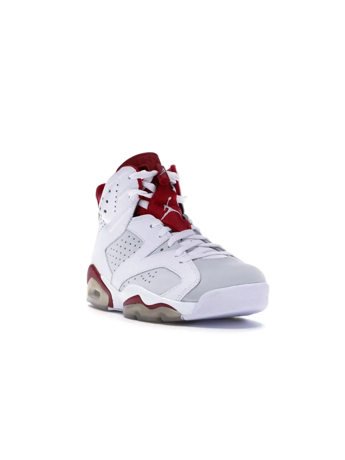 Мужские кроссовки с длинным языком Jordan 6 Retro Jordan — изображение 2 из 4, белый/красный-платиновый