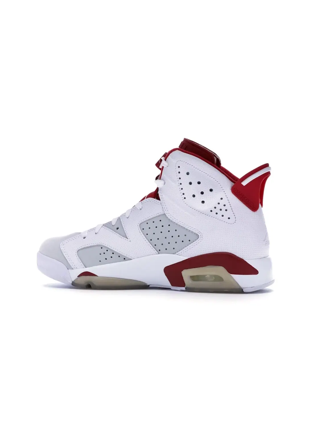 Мужские кроссовки с длинным языком Jordan 6 Retro Jordan — изображение 4 из 4, белый/красный-платиновый