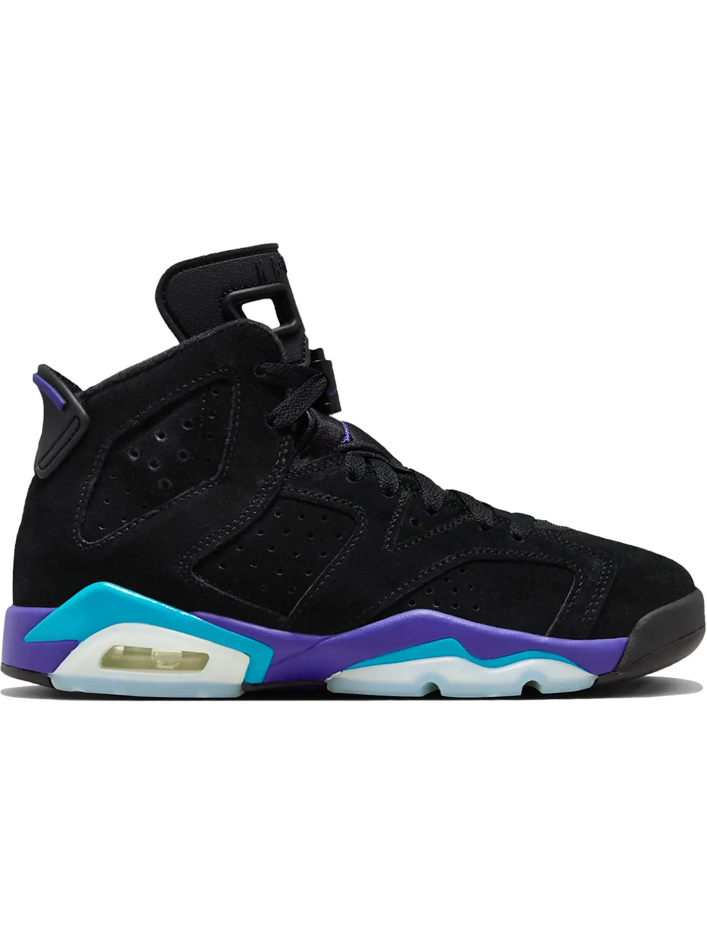 Детские кроссовки Lifestyle с перфорацией Jordan 6 Retro Jordan — изображение 1 из 1, черный/яркий