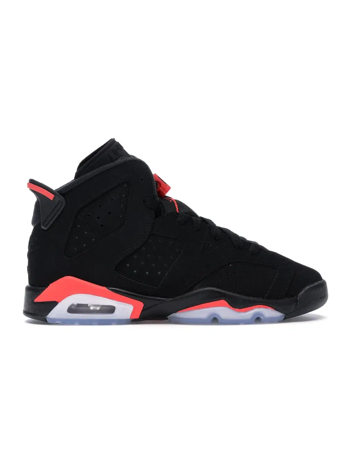 Детские кроссовки с вентиляцией Jordan 6 Retro Black Infrared 2019 GS — изображение 1 из 4, черный