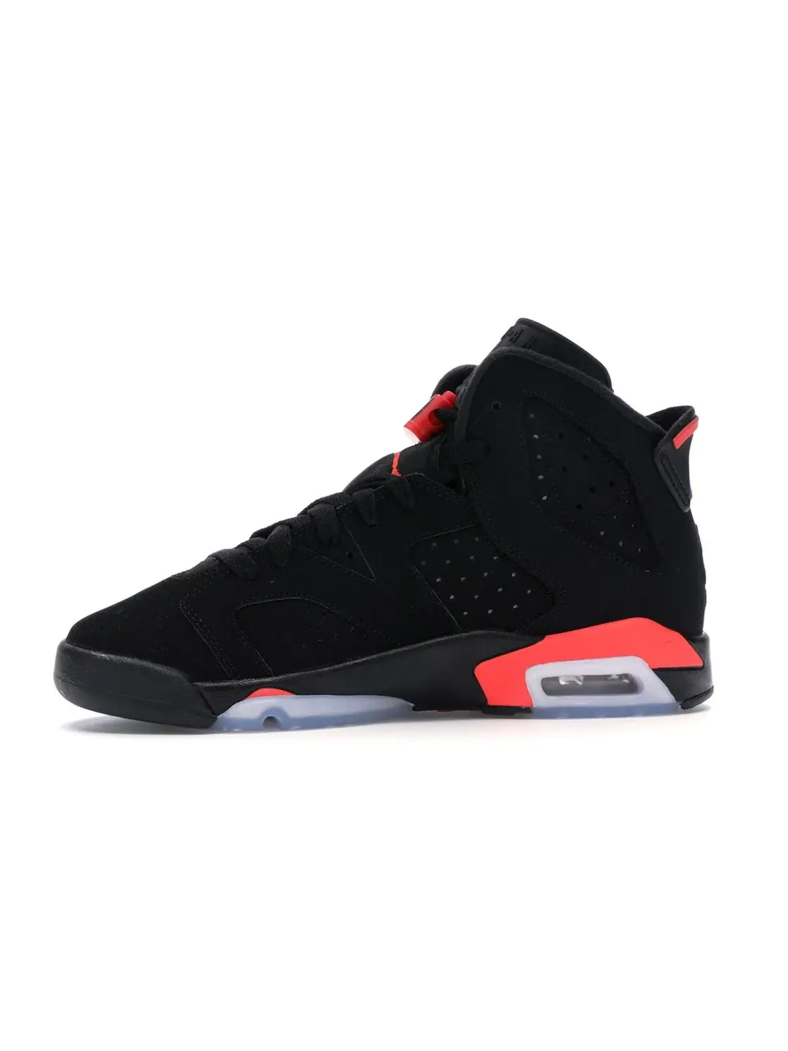 Детские кроссовки с вентиляцией Jordan 6 Retro Black Infrared 2019 GS — изображение 3 из 4, черный