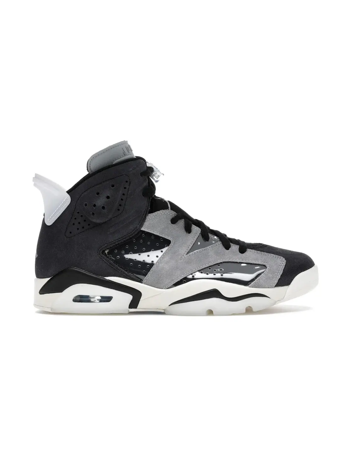 Женские кроссовки с принтом Jordan 6 Retro Tech Chrome Jordan — изображение 1 из 4, черный/светлый серый