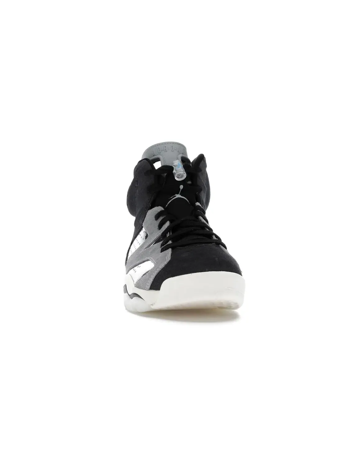 Женские кроссовки с принтом Jordan 6 Retro Tech Chrome Jordan — изображение 2 из 4, черный/светлый серый