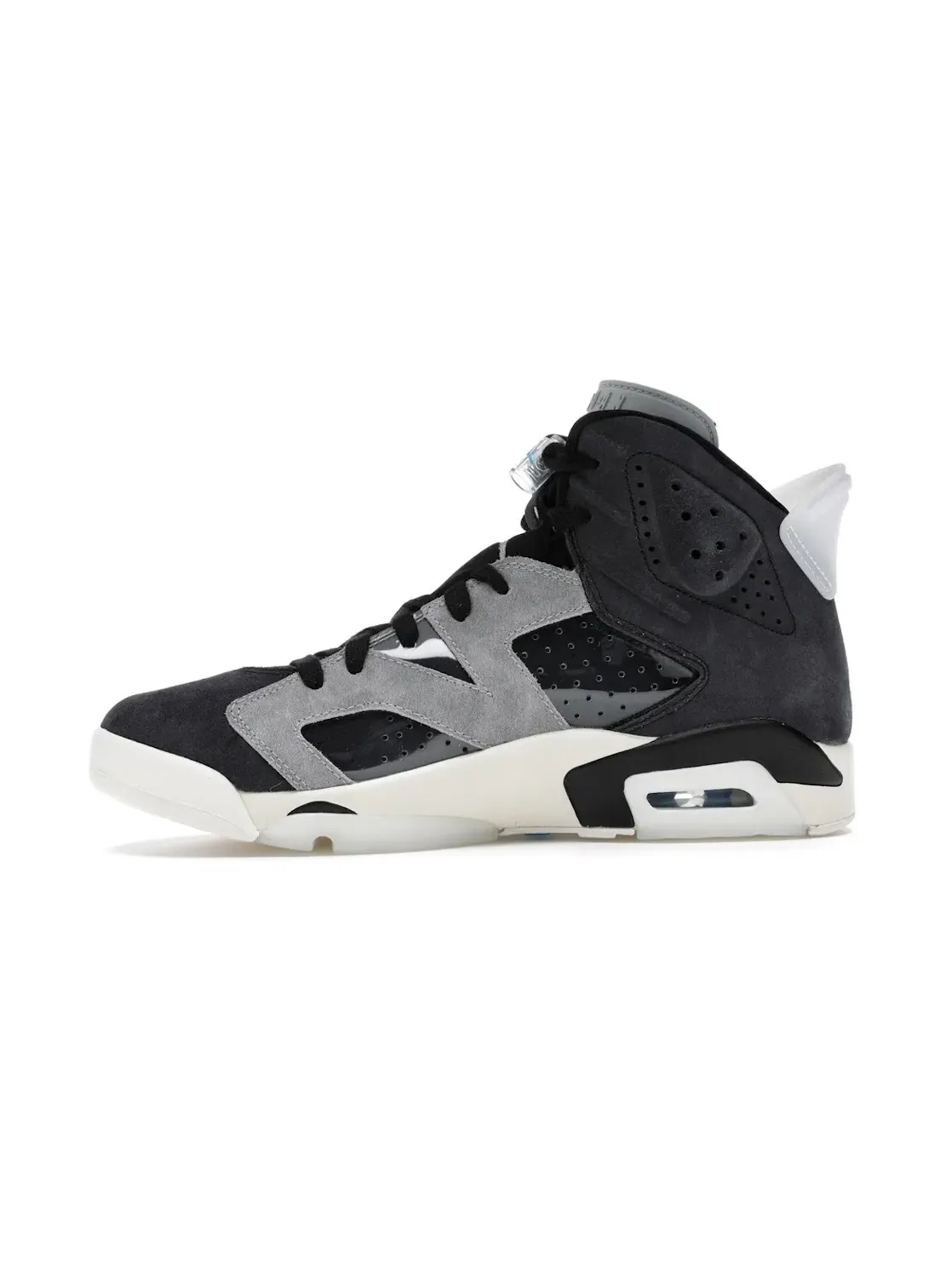 Женские кроссовки с принтом Jordan 6 Retro Tech Chrome Jordan — изображение 3 из 4, черный/светлый серый