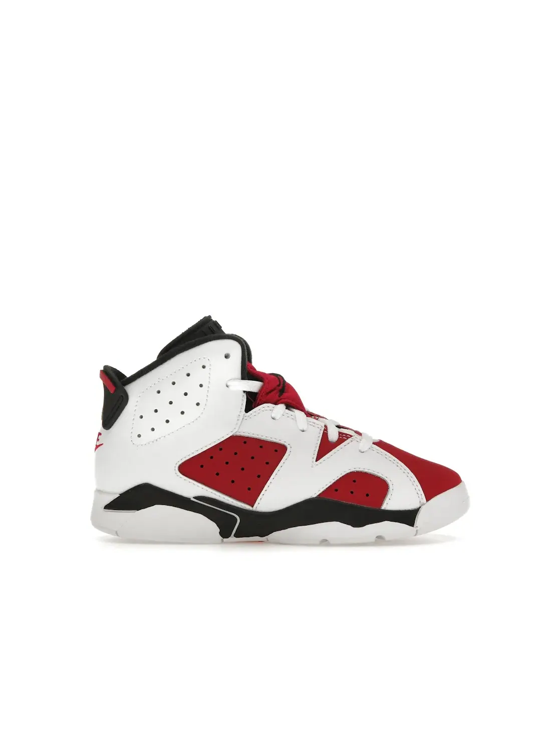 Детские кроссовки Lifestyle с перфорацией Jordan 6 Retro — изображение 1 из 4, белый/черный