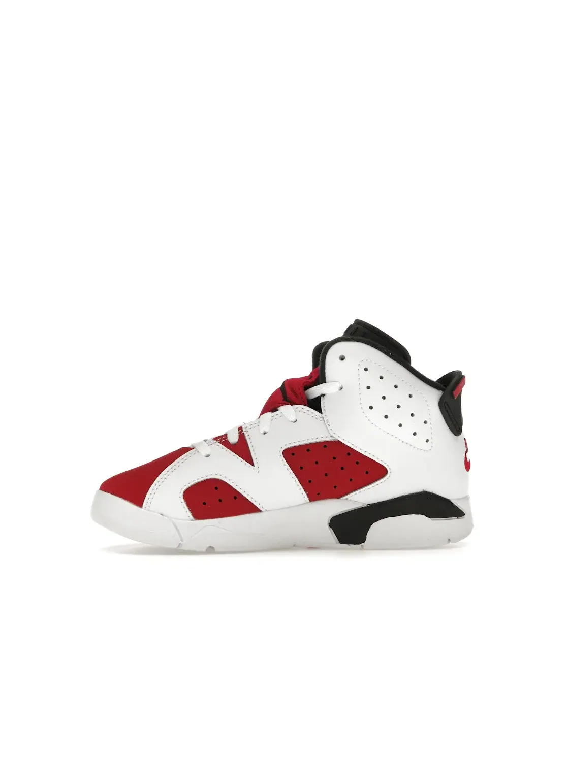 Детские кроссовки Lifestyle с перфорацией Jordan 6 Retro — изображение 3 из 4, белый/черный