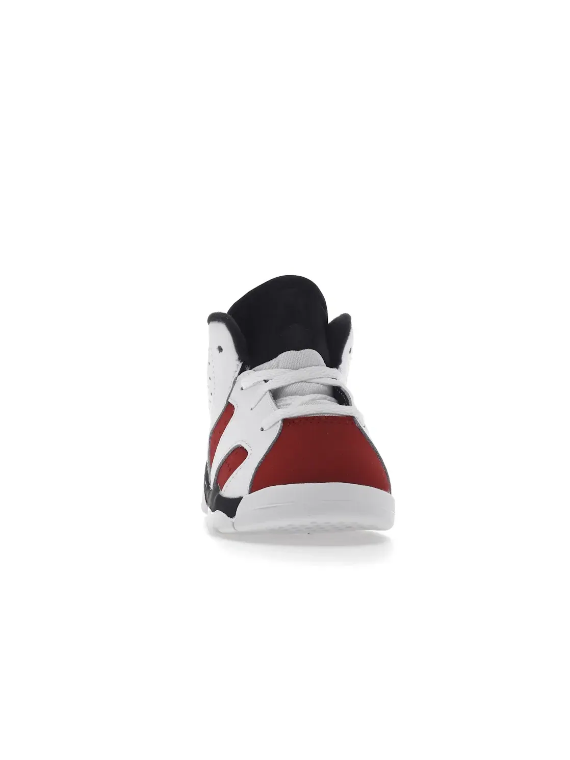 Детские кроссовки с белой кожей и сеткой Jordan 6 Retro — изображение 2 из 4, белый/черный