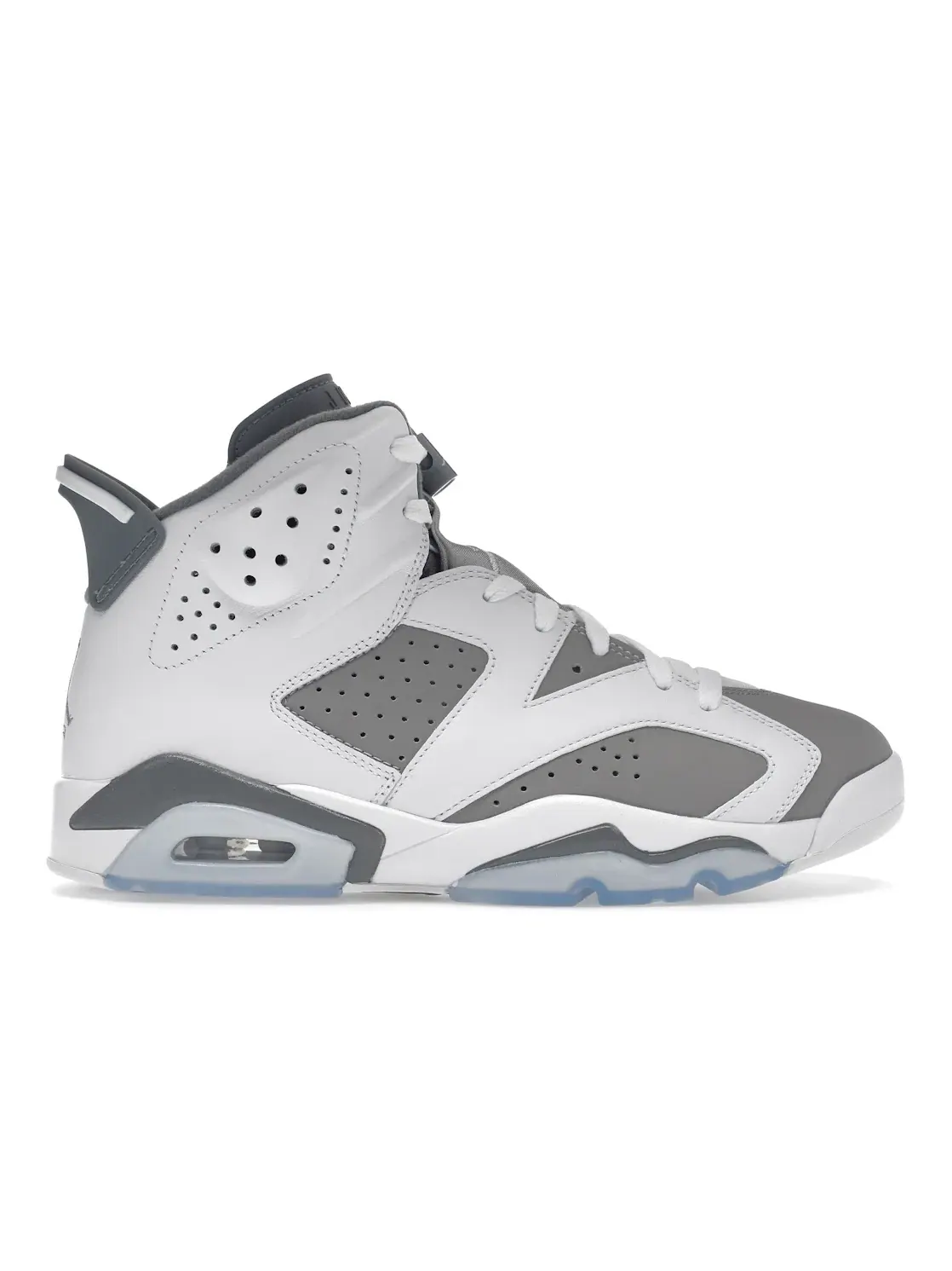 Мужские кроссовки Lifestyle с принтом Jordan 6 Retro Jordan — изображение 1 из 4, белый/серый/серый