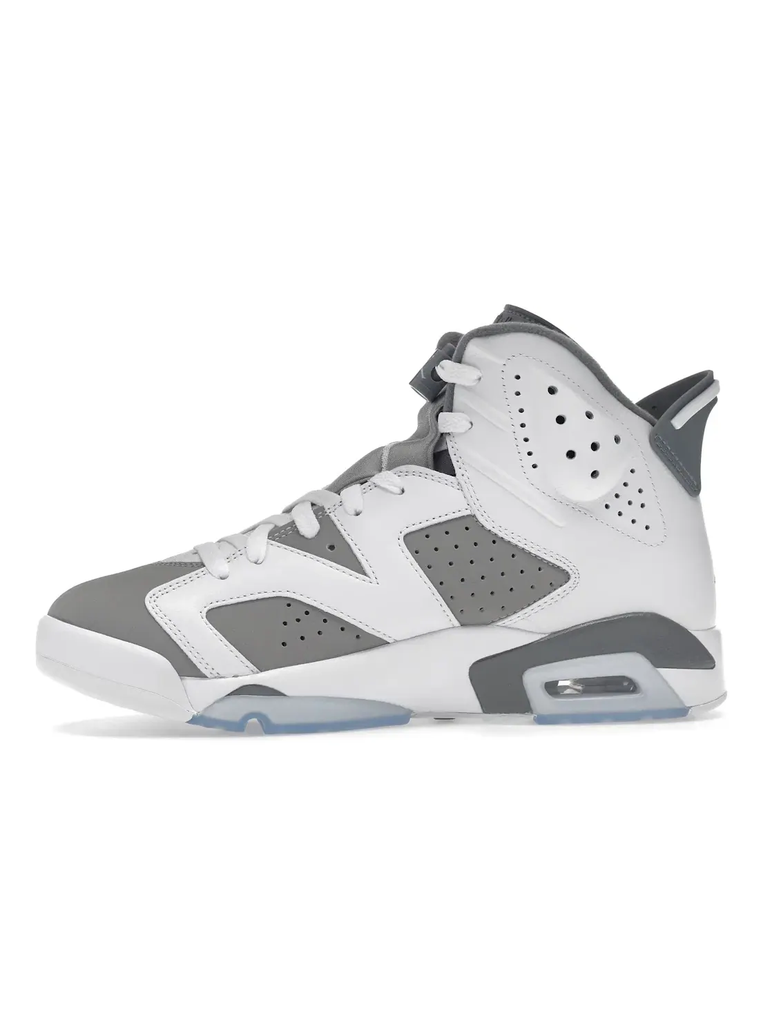 Мужские кроссовки Lifestyle с принтом Jordan 6 Retro Jordan — изображение 3 из 4, белый/серый/серый