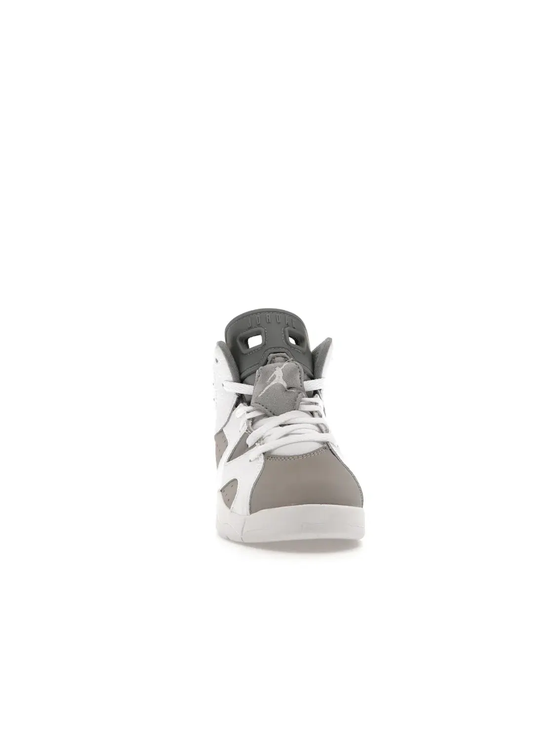 Детские кроссовки с перфорацией Jordan 6 Retro Jordan — изображение 2 из 4, белый/серый/серый