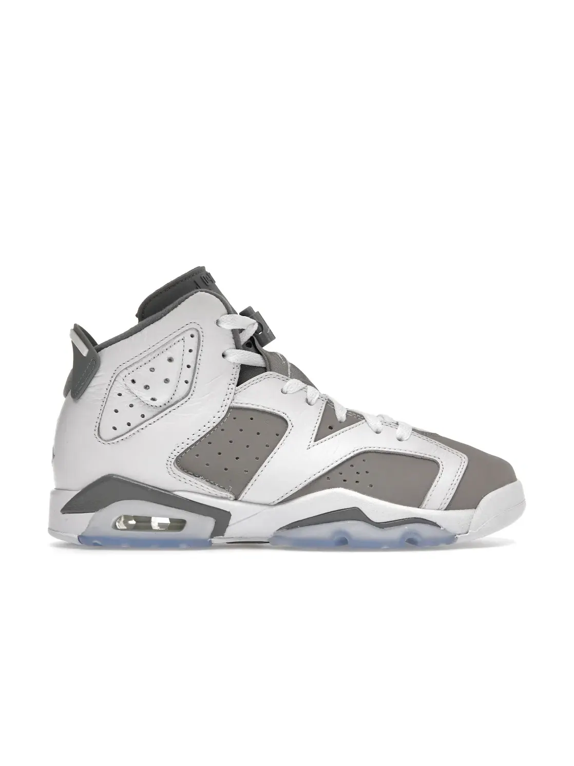 Детские кроссовки с перфорацией Jordan 6 Retro — изображение 1 из 4, белый/серый/серый