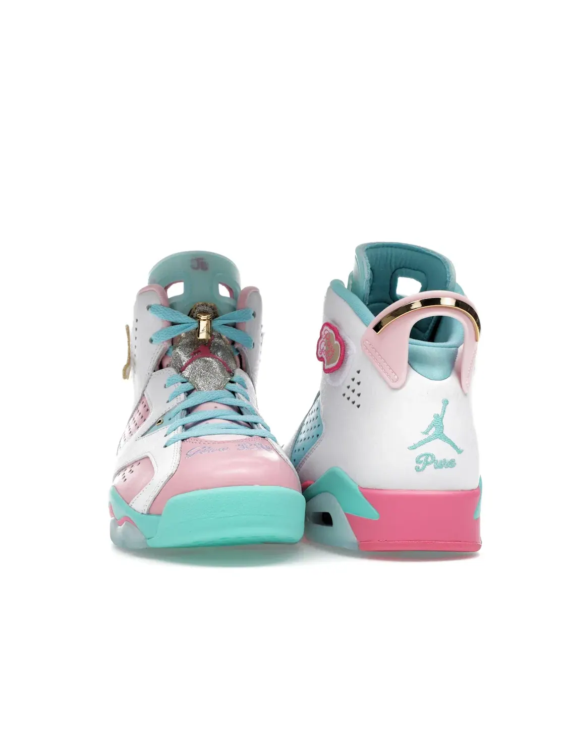 Женские кроссовки с уникальным дизайном Jordan 6 Retro Doernbecher Jillian Jordan — изображение 2 из 4, мульти