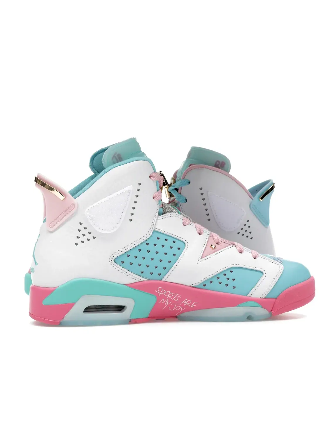 Женские кроссовки с уникальным дизайном Jordan 6 Retro Doernbecher Jillian Jordan — изображение 3 из 4, мульти