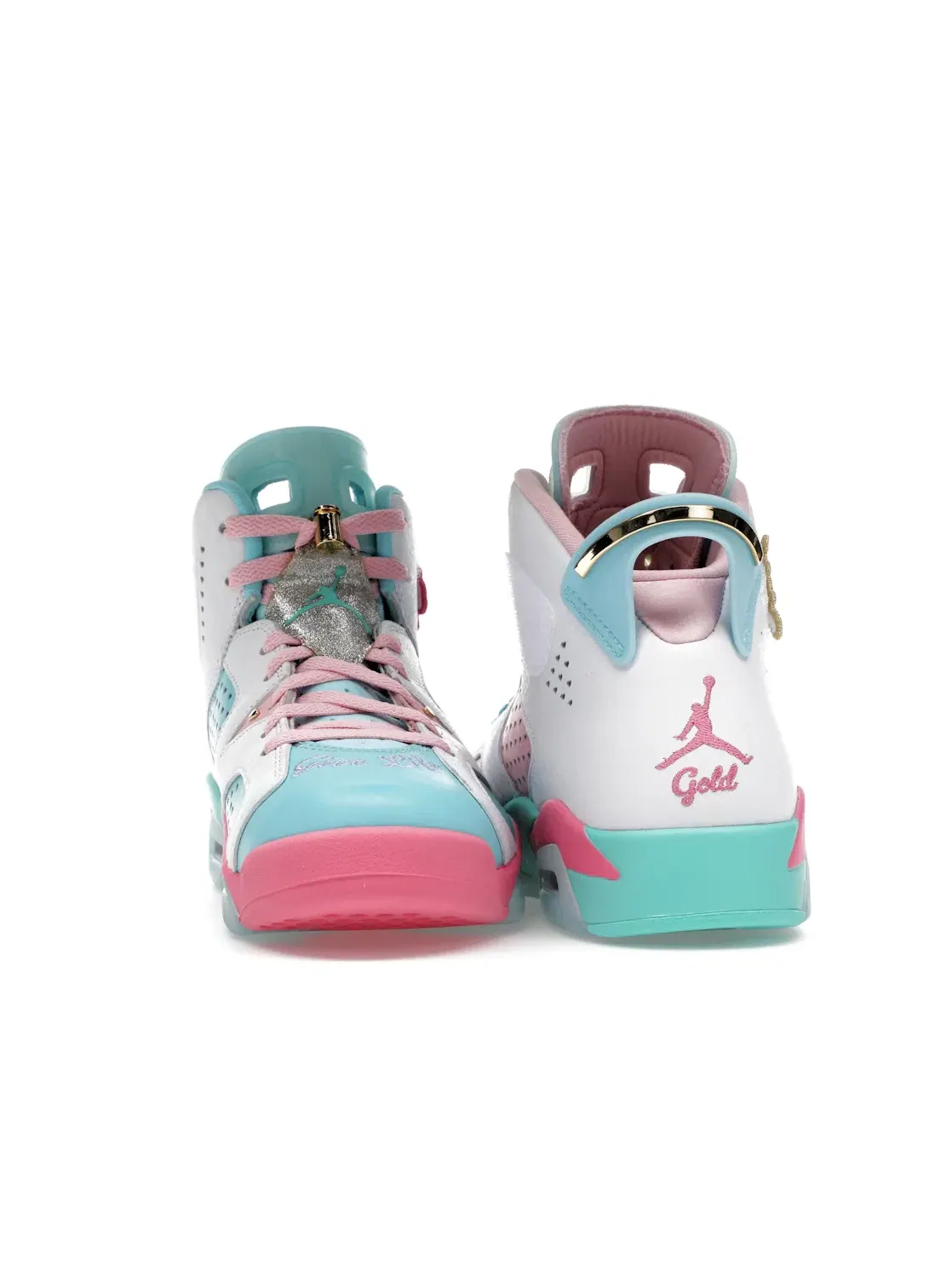 Женские кроссовки с уникальным дизайном Jordan 6 Retro Doernbecher Jillian Jordan — изображение 4 из 4, мульти
