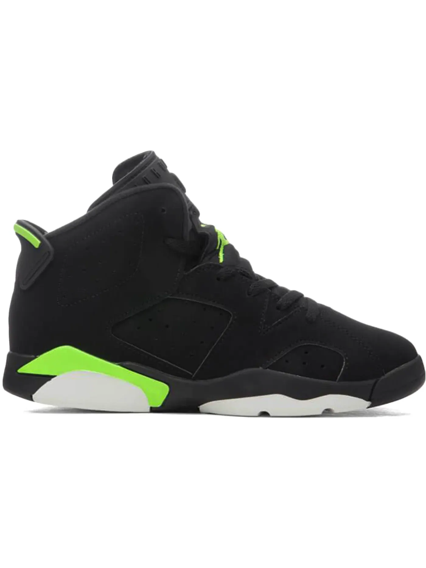 Детские кроссовки для мальчиков с принтом Jordan 6 Retro Jordan — изображение 1 из 1, черный/зеленый