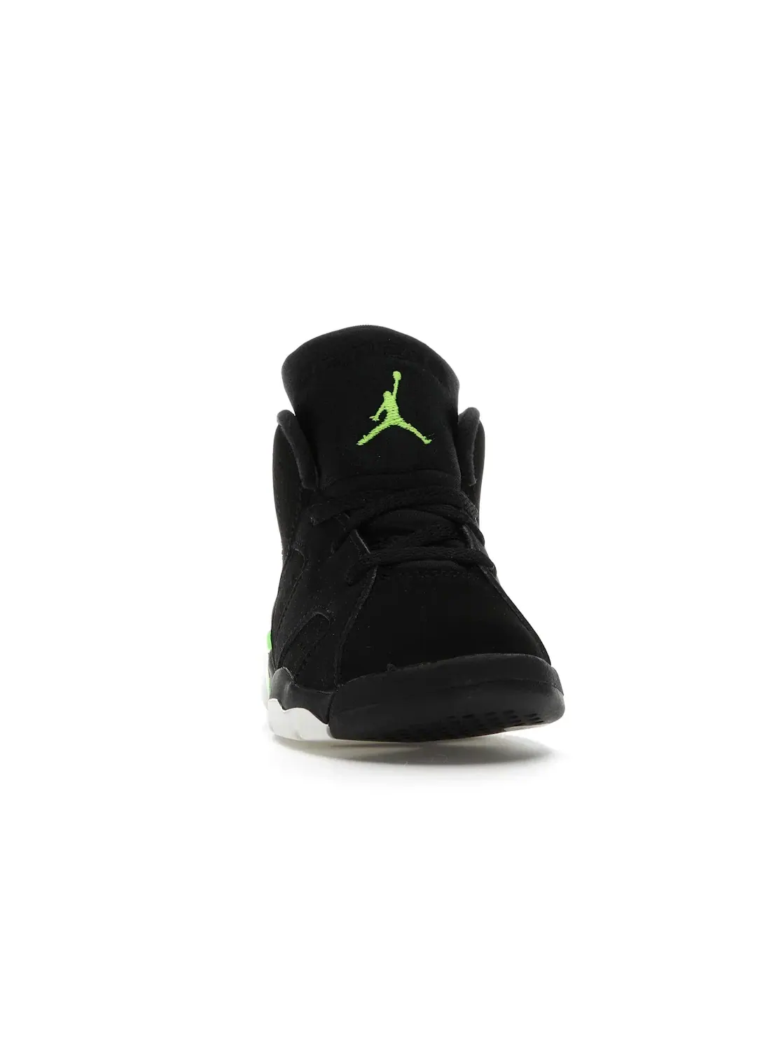 Детские кроссовки с ярким акцентом Jordan 6 Retro Jordan — изображение 2 из 4, черный/зеленый