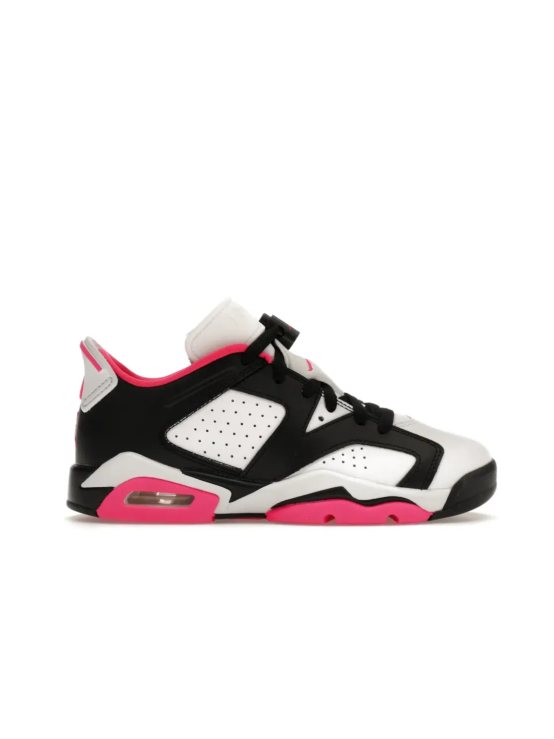 Детские кроссовки с низким верхом Jordan 6 Retro Low Fierce Pink (GS) Jordan — изображение 1 из 4, черный/белый/розовый