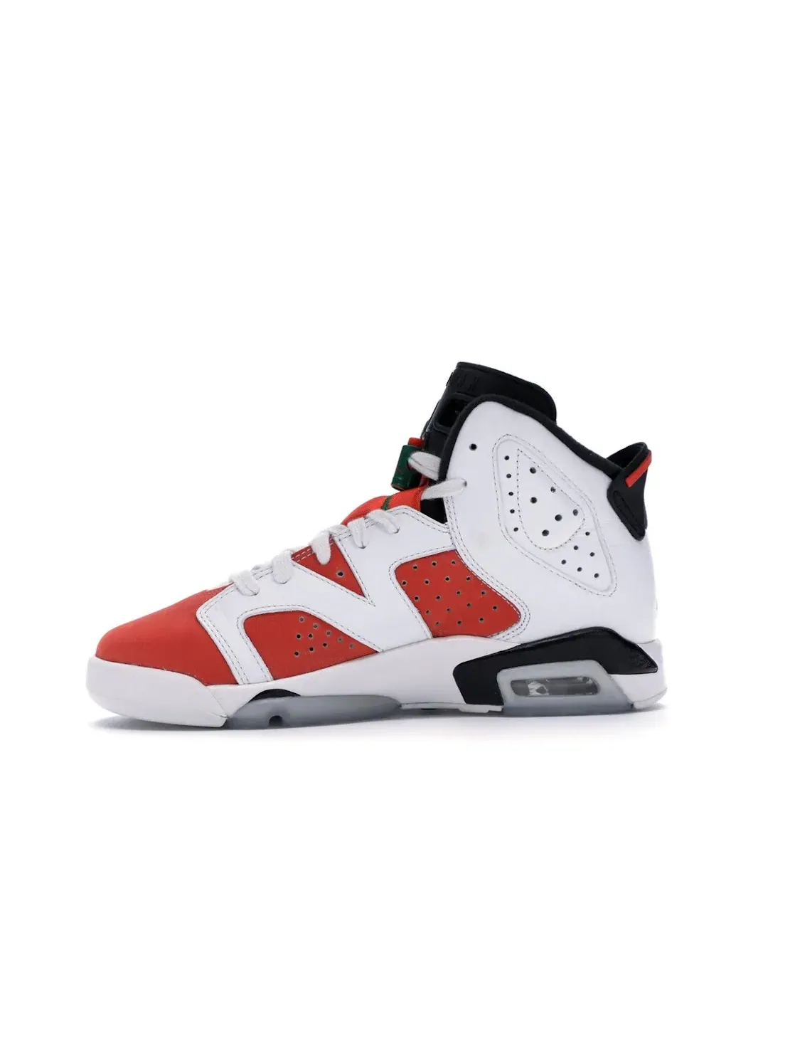 Детские кроссовки Lifestyle с принтом Jordan 6 Retro Jordan — изображение 3 из 4, белый/оранжевый-черный