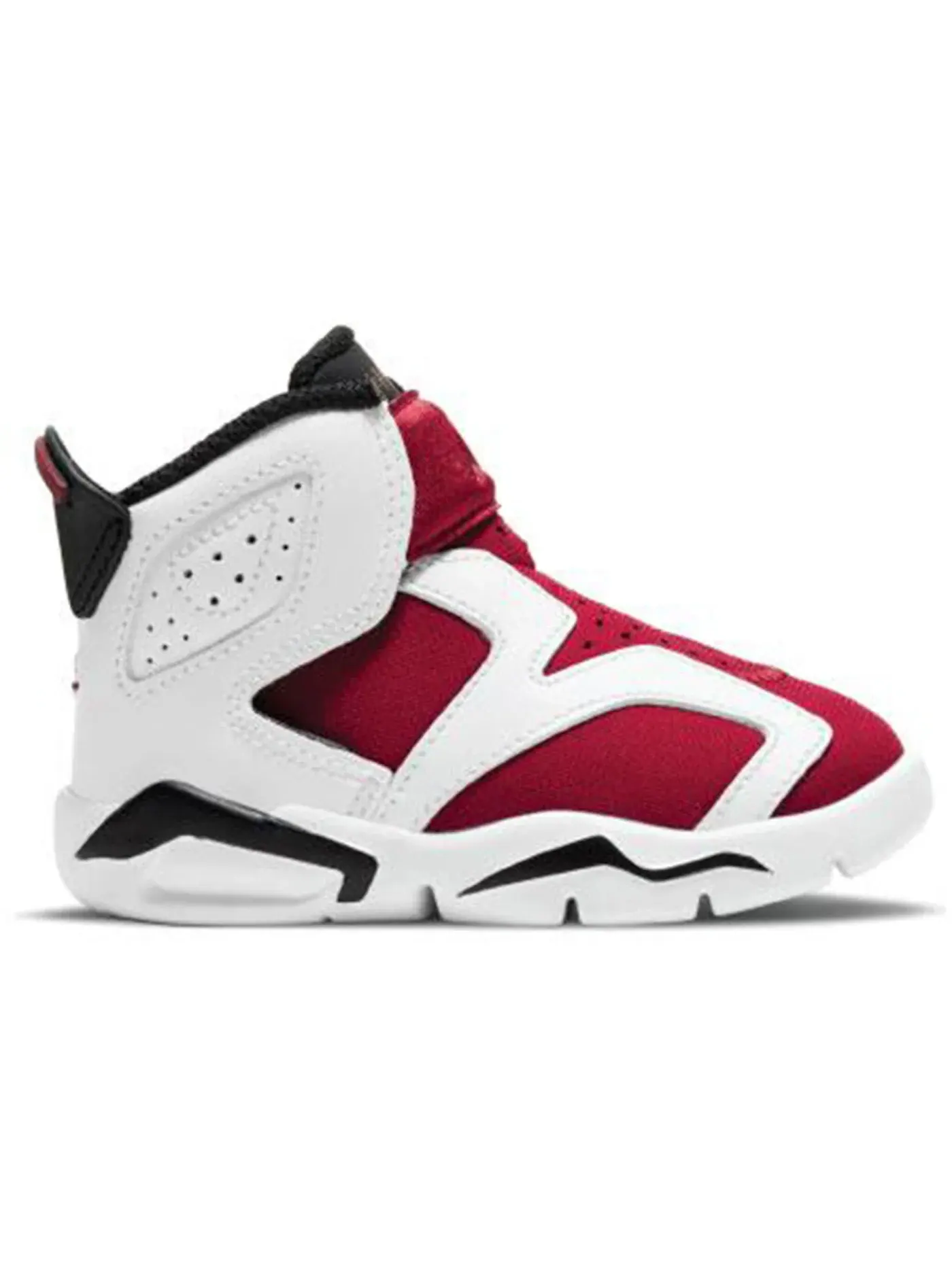 Детские кроссовки с длинным шнурком Jordan 6 Retro Little Flex Jordan — изображение 1 из 1, белый//черный