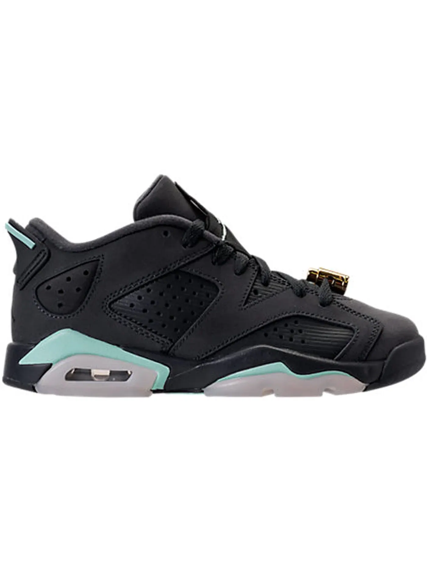 Детские кроссовки Lifestyle Jordan 6 Retro Low Anthracite Mint Foam Jordan — изображение 1 из 1, металлик золотистый