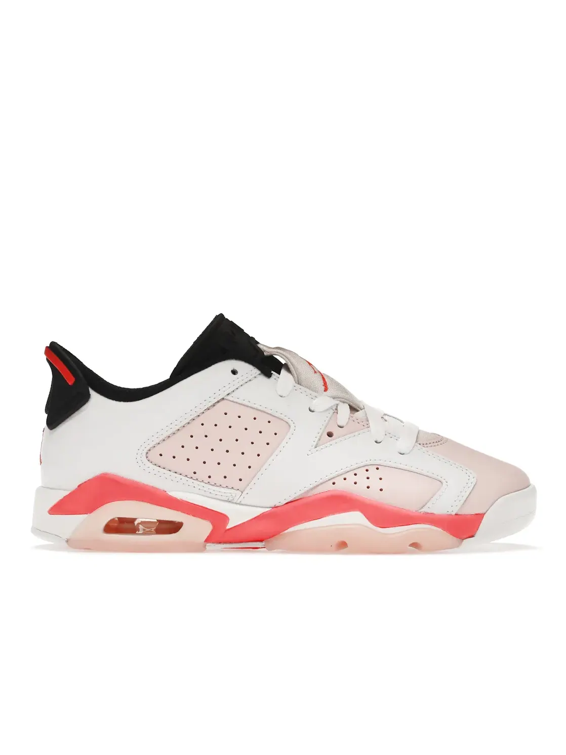 Детские кроссовки Lifestyle с принтом Jordan 6 Retro Low Jordan — изображение 1 из 4, белый/--черный