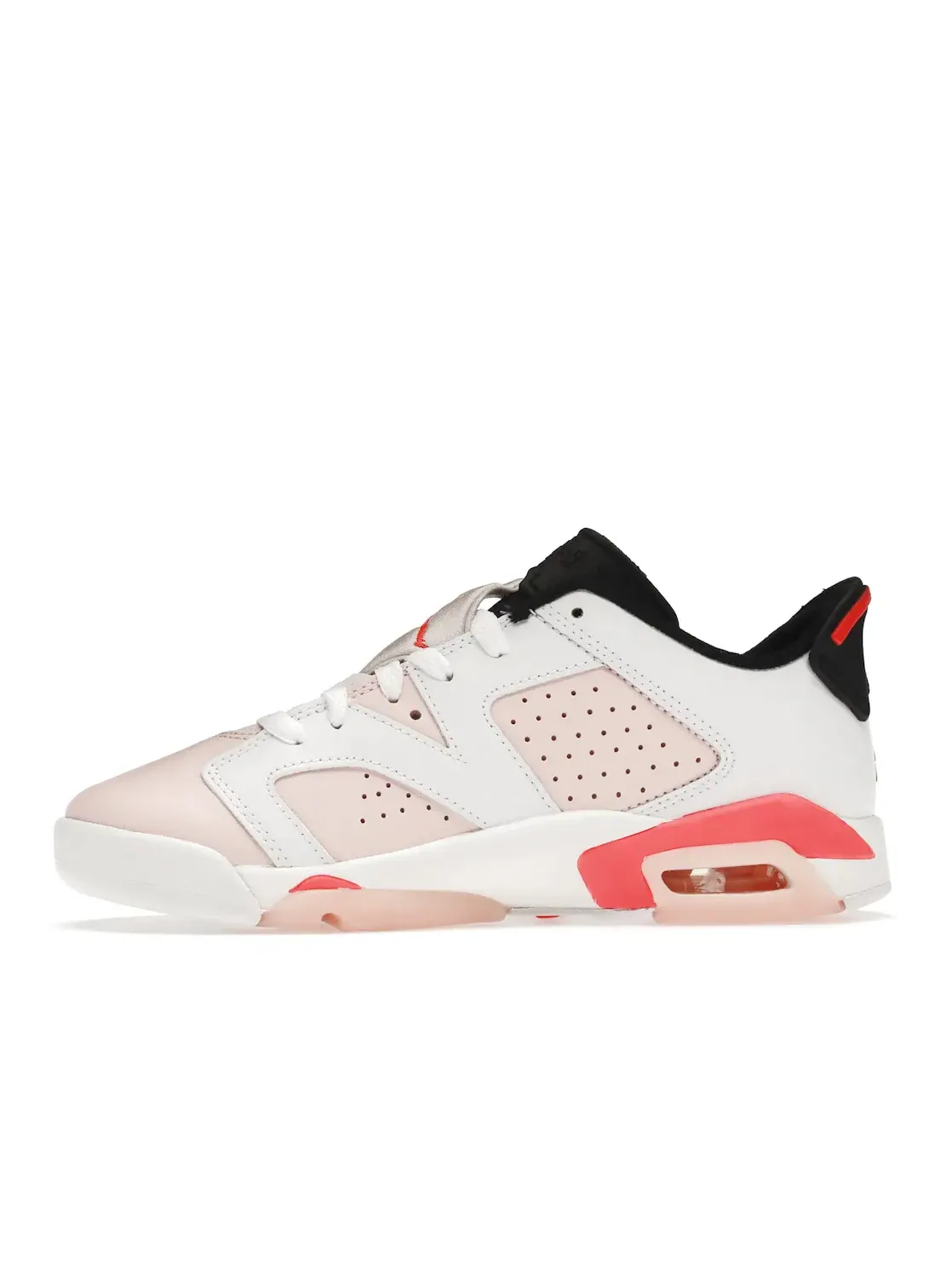 Детские кроссовки Lifestyle с принтом Jordan 6 Retro Low Jordan — изображение 3 из 4, белый/--черный