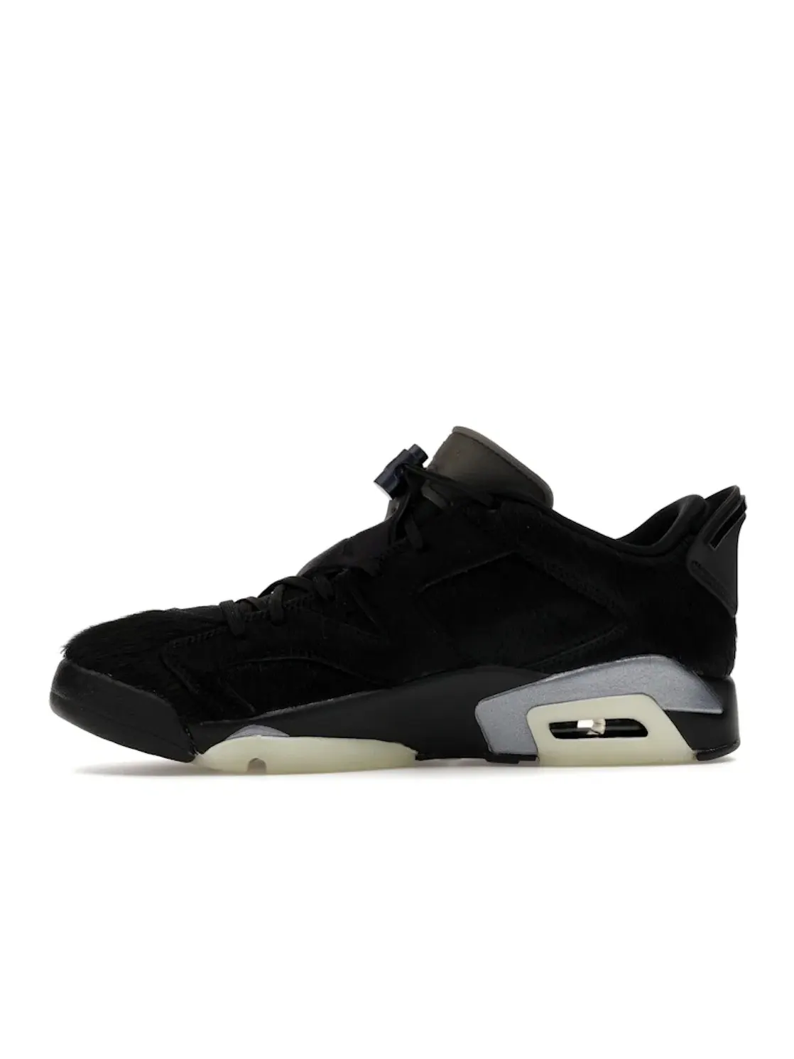 Женские кроссовки без лишних деталей Jordan 6 Retro Low Blackout Jordan — изображение 3 из 4, черный/черный/черный
