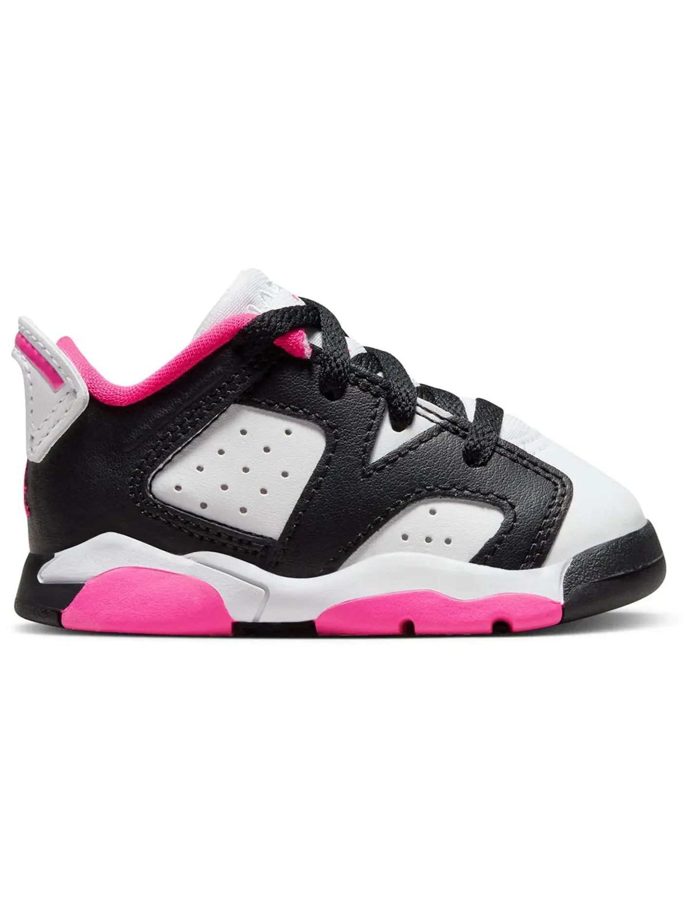 Детские кроссовки с низким верхом Jordan 6 Retro Low Jordan — изображение 1 из 1, черный/розовый/белый