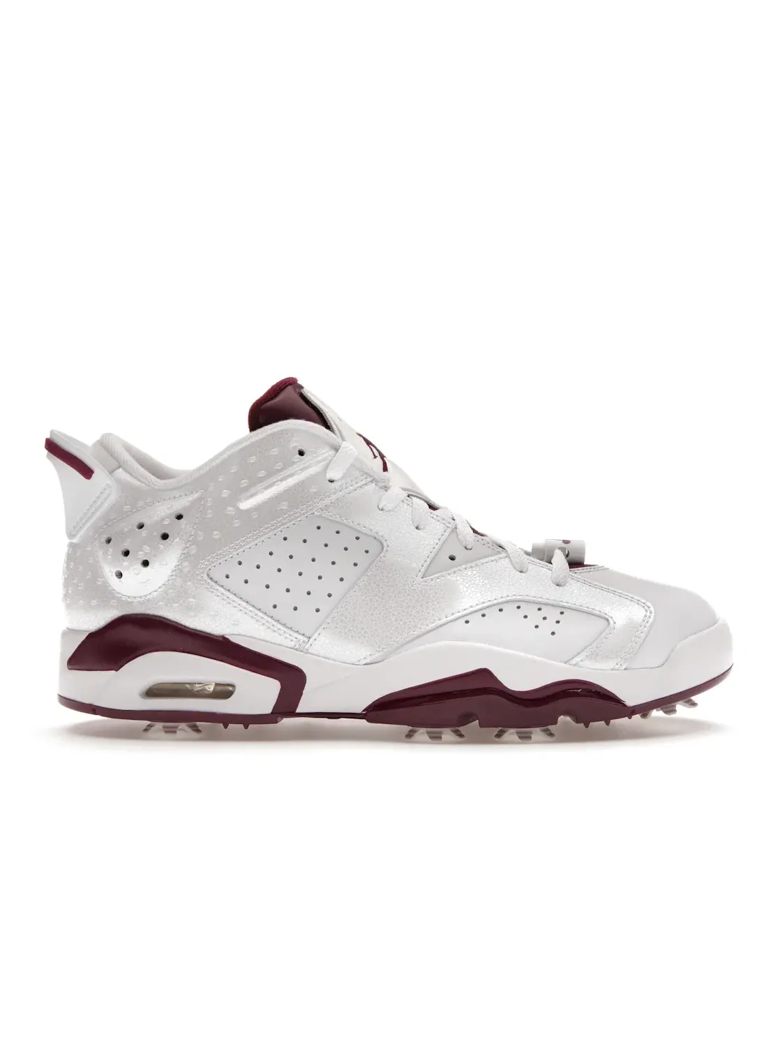 Мужские гольф-кроссовки с водоотталкивающим верхом Jordan 6 Retro Low Golf NRG Jordan — изображение 1 из 4, белый//белый