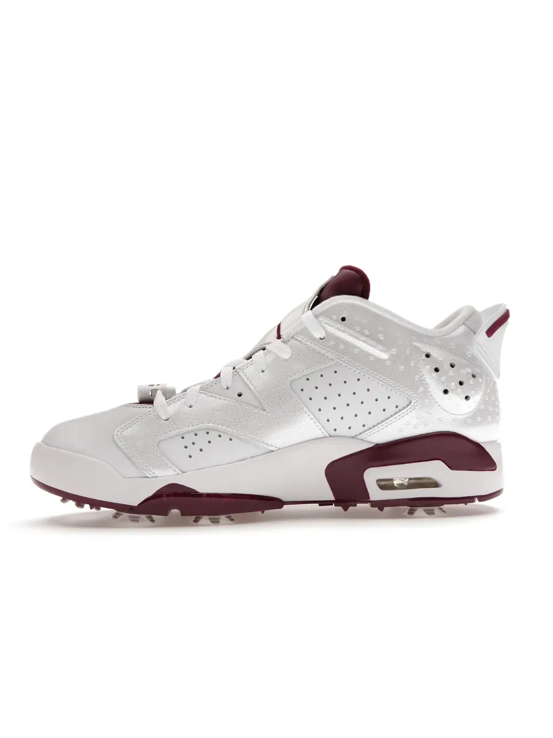 Мужские гольф-кроссовки с водоотталкивающим верхом Jordan 6 Retro Low Golf NRG Jordan — изображение 3 из 4, белый//белый
