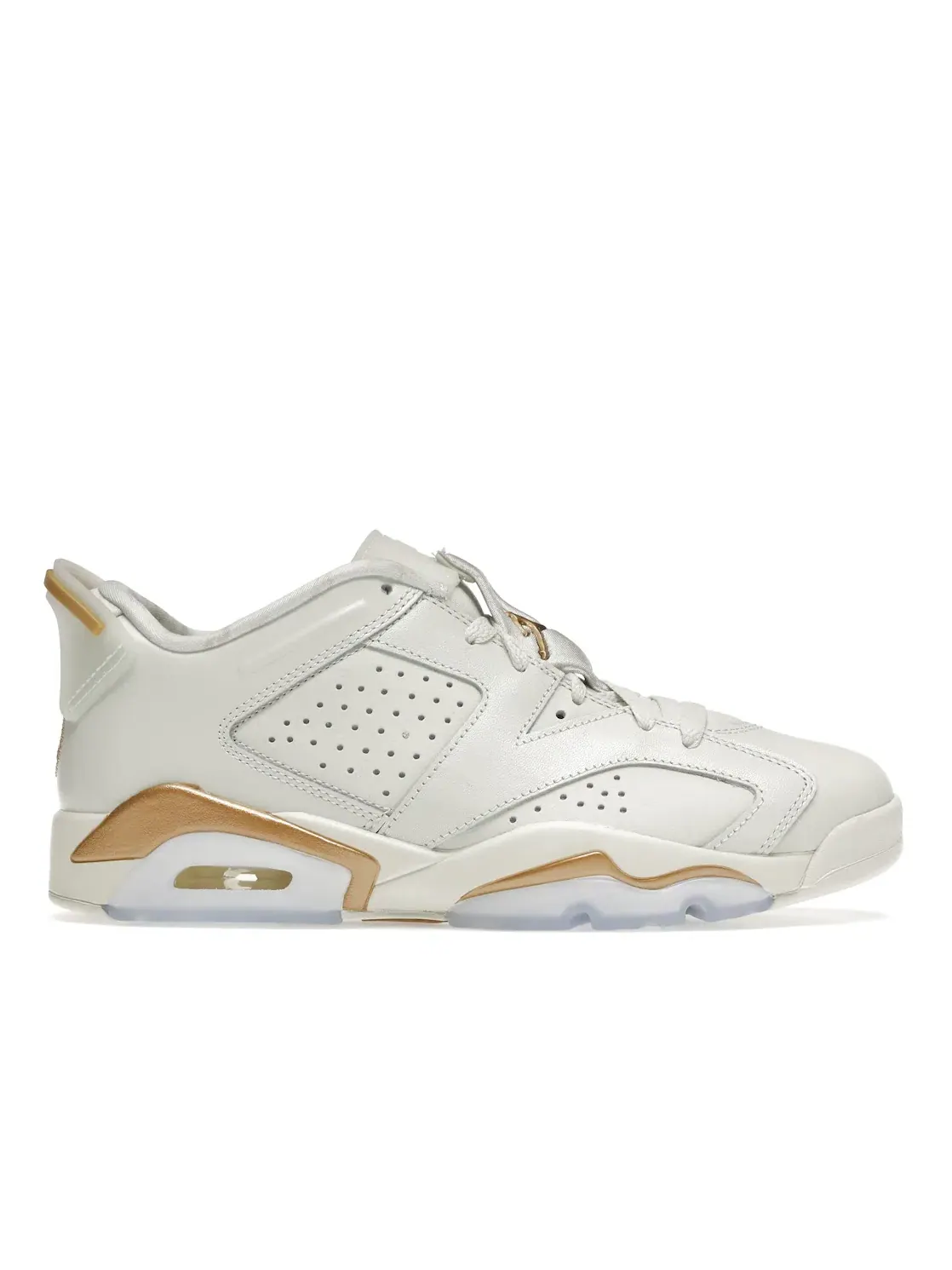 Мужские кроссовки Lifestyle с принтом Jordan 6 Retro Low GC Jordan — изображение 1 из 4, металлик золотистый