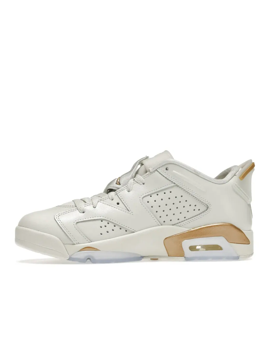 Мужские кроссовки Lifestyle с принтом Jordan 6 Retro Low GC Jordan — изображение 3 из 4, металлик золотистый