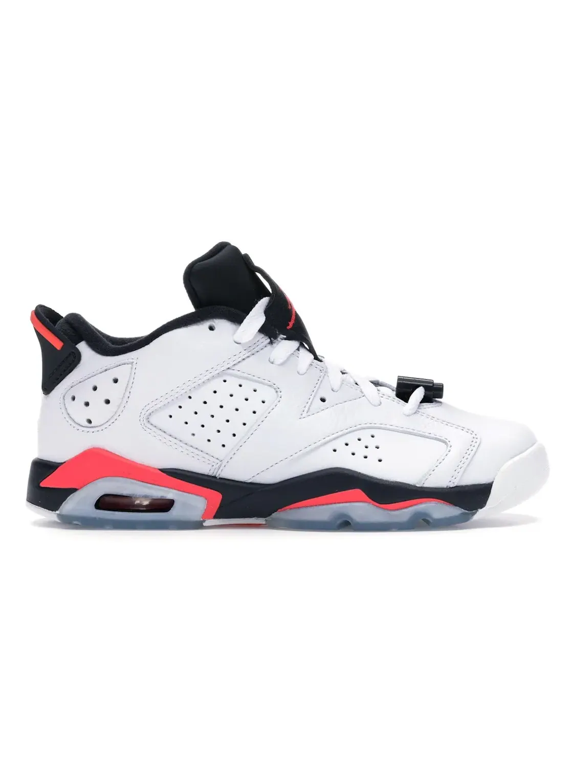 Детские кроссовки Lifestyle с принтом Jordan 6 Retro Low Jordan — изображение 1 из 4, белый/-черный