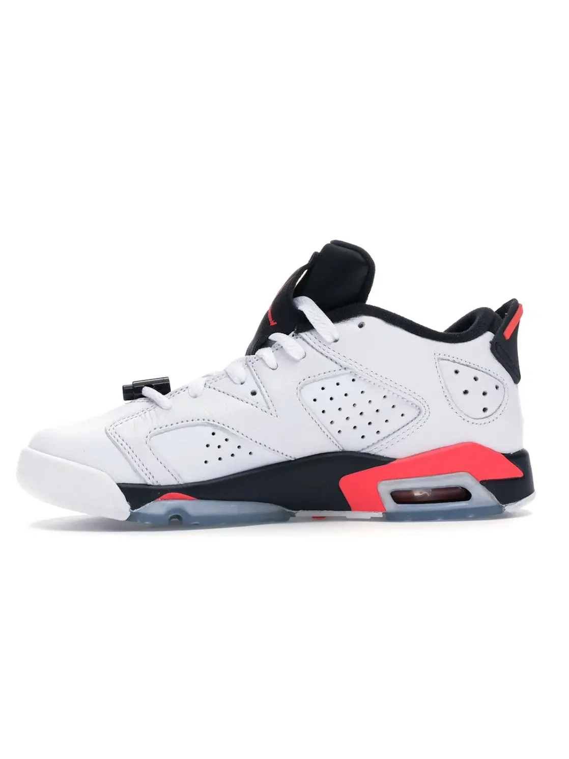 Детские кроссовки Lifestyle с принтом Jordan 6 Retro Low Jordan — изображение 3 из 4, белый/-черный