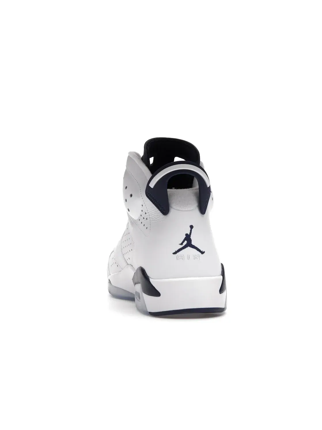 Мужские кроссовки с перфорированными панелями Jordan 6 Retro Jordan — изображение 4 из 4, белый/темно-синий