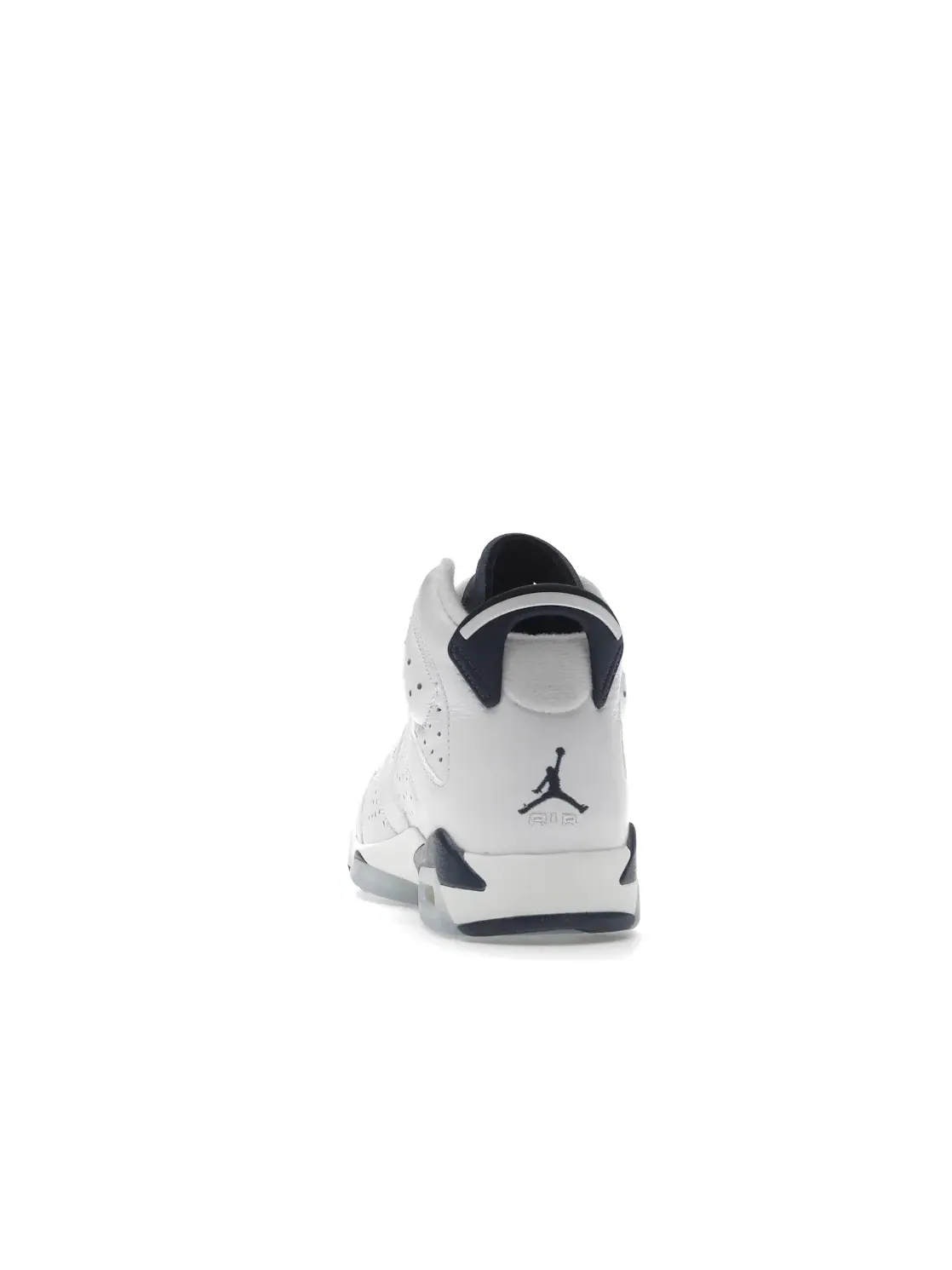 Детские кроссовки высокие с перфорацией Jordan 6 Retro — изображение 4 из 4, белый/темно-синий