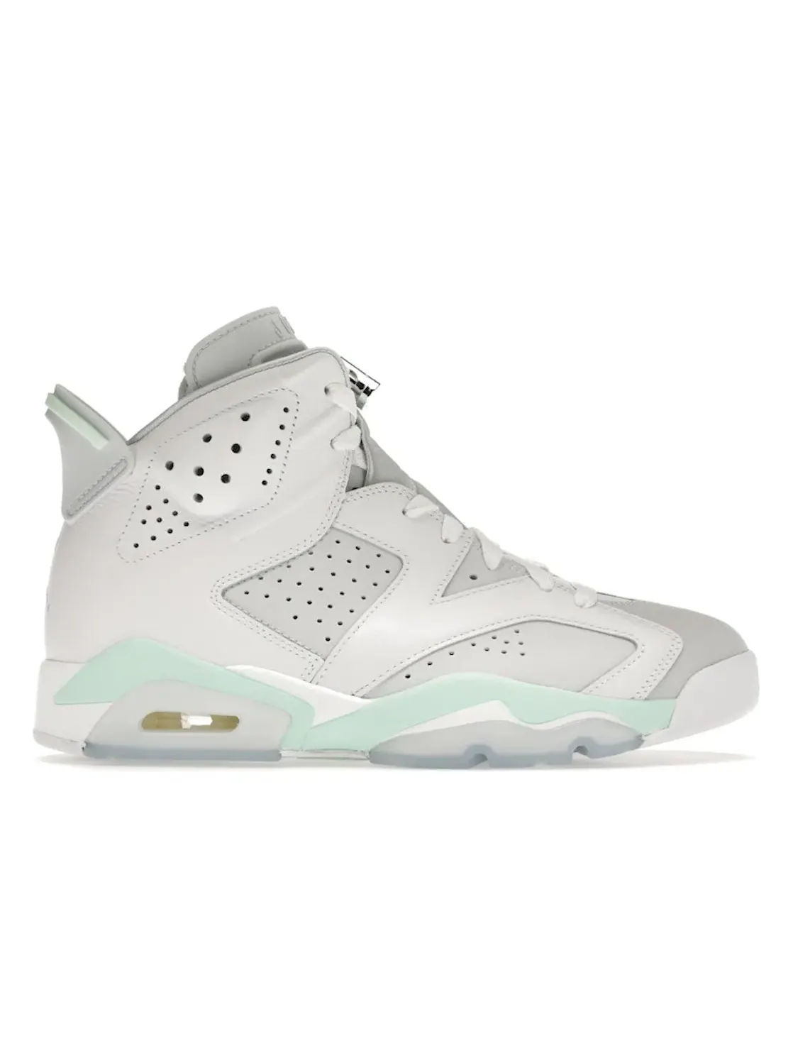 Женские кроссовки с замшевой вставкой Jordan 6 Retro Jordan — изображение 1 из 4, белый/платиновый